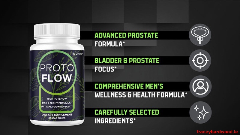Protoflow works by combining anti-inflammatory, antioxidant, and circulation support to aid prostate comfort and urinary flow.