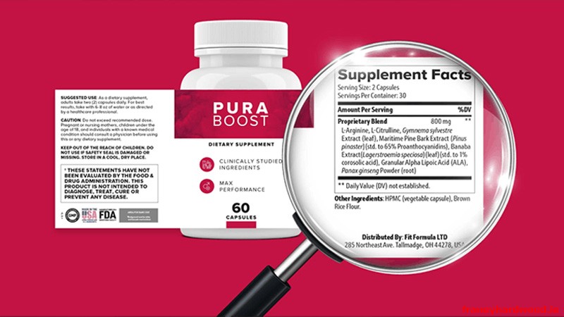 PuraBoost uses a proprietary blend, making individual ingredient doses and safety harder to verify.