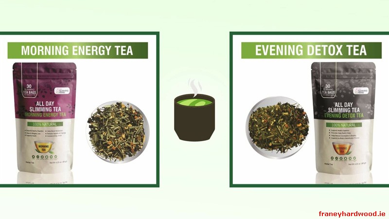 All Day Slimming Tea supports hydration and digestion for gradual routine support, not direct fat burning.