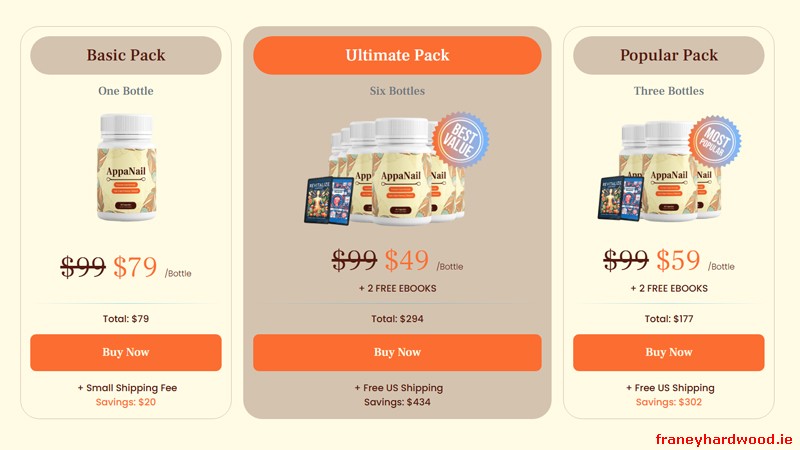 AppaNail is sold online via the official website, with bundle deals offering lower daily costs.