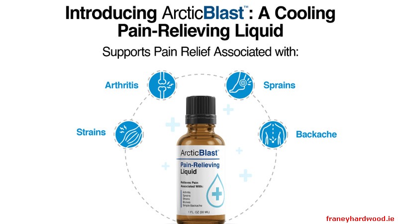 User applying Arctic Blast during morning routine.