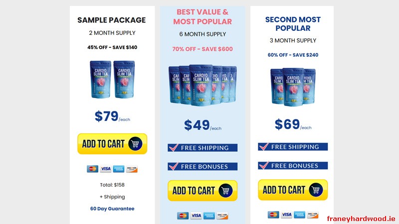 Cardio Slim Tea is best bought from the official website to ensure authenticity, proper storage, and refund eligibility.