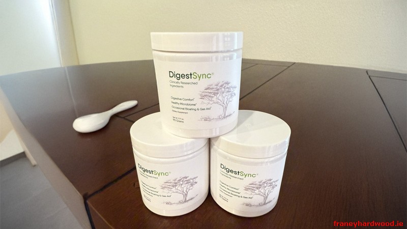 Actual image of DigestSync product in its packaging, displayed on a light-colored background.