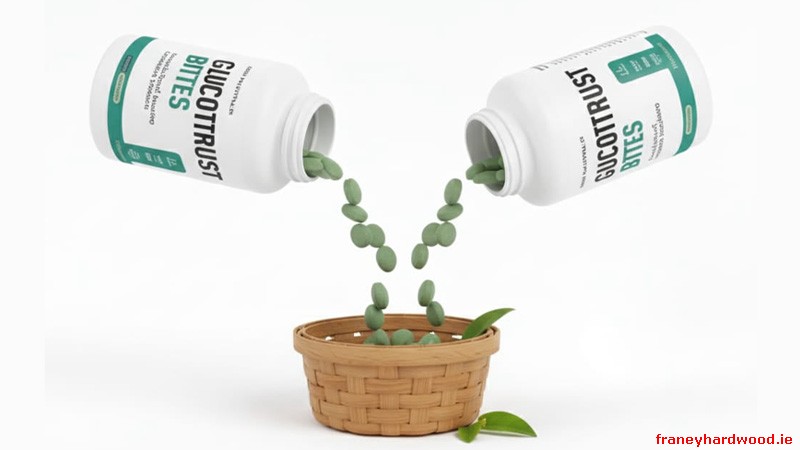 Chewable Glucotrust Bites with natural extracts.