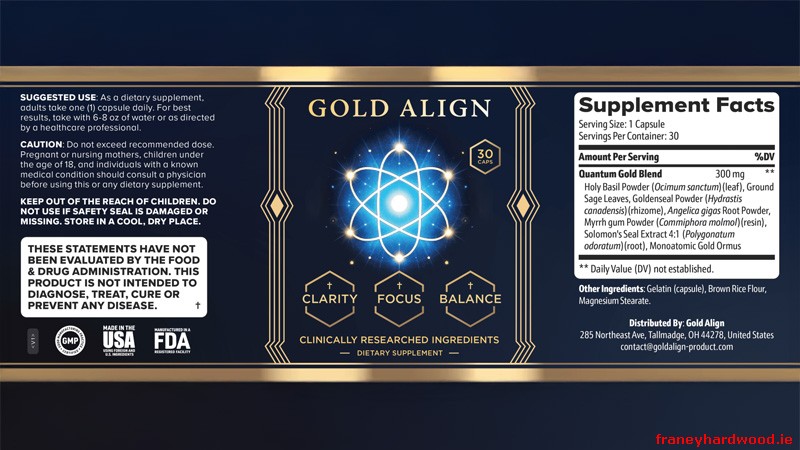 Ingredients in Gold Align supplement.