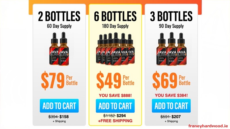 Java Burn 2.0 is sold on the official site with bundle deals that significantly lower the daily cost, especially on multi-bottle packs.