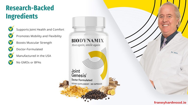 Joint Genesis is a natural dietary supplement created by BioDynamix and Dr. Mark Weis