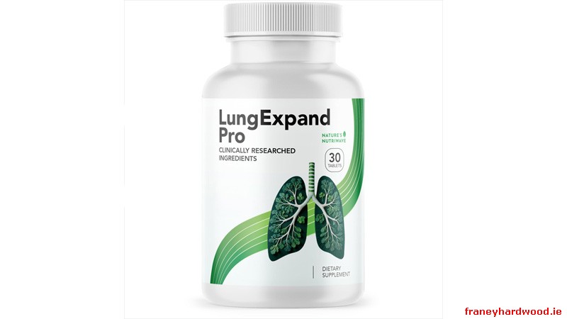 LungExpand Pro supplement bottle for breathing and lung function support.