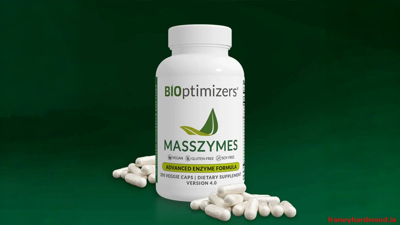 MassZymes 250-capsule bottle product mockup