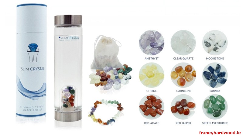 SLIMCRYSTAL is a reusable bottle for drinking plain water, with sealed crystals inside (not a supplement drink).