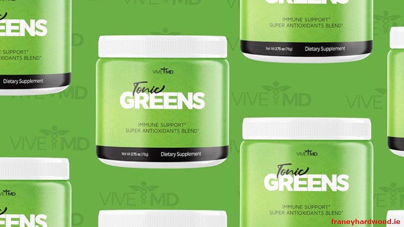 Tonic Greens antioxidant superfood powder for immune and energy support.