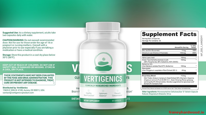 Natural herbs like Ginkgo and Ginger found in Vertigenics.